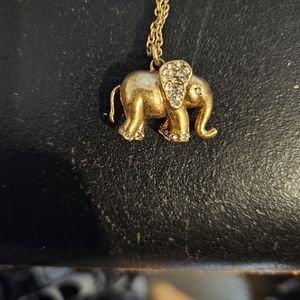 NWT GOLD CHAIN AND ELEPHANT PENDENT